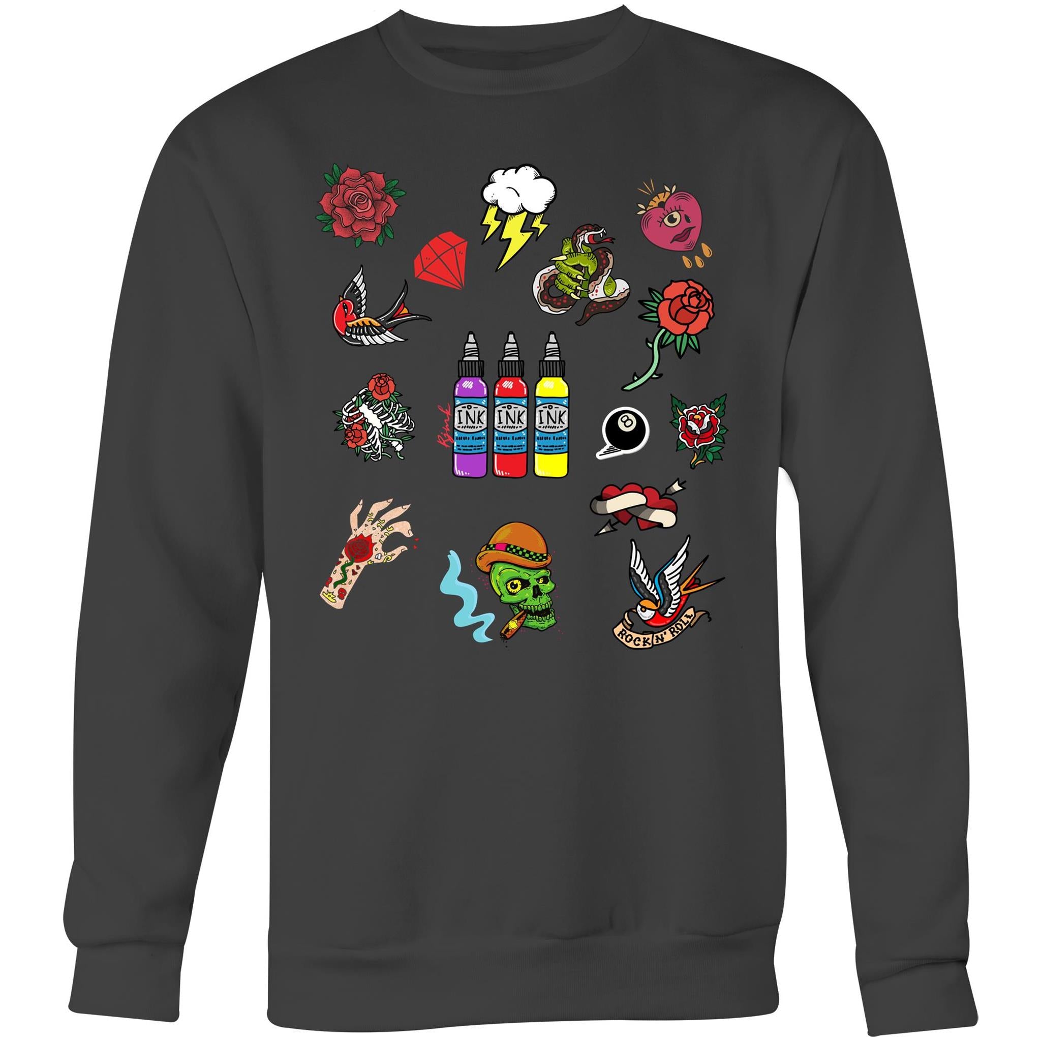 Tattoo Jumper - Graphic Jumper - Tattoo Ideas Sweatshirt