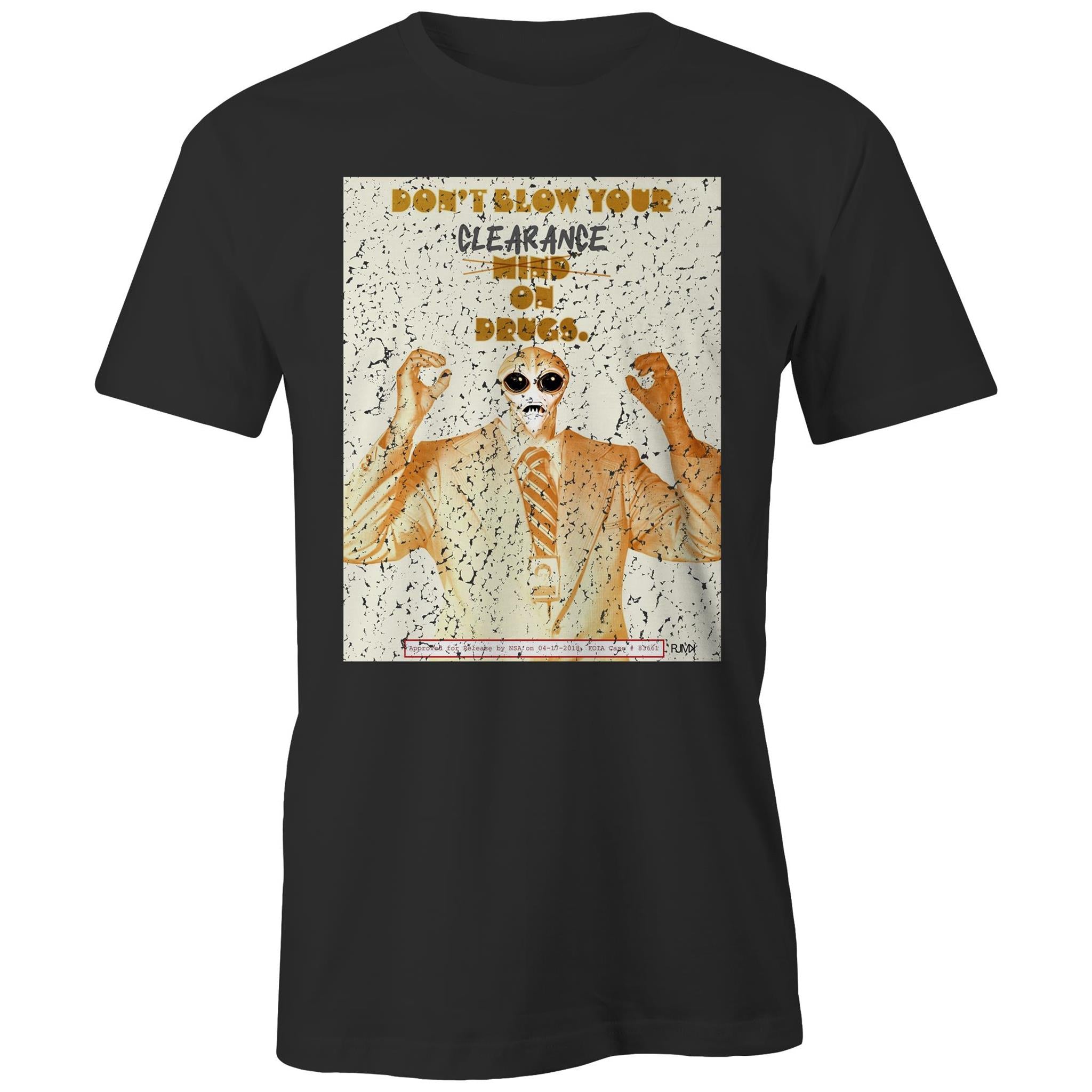 Alien Government Conspiracy Theory Tee by RJMK Clothing – Humour Meets Style