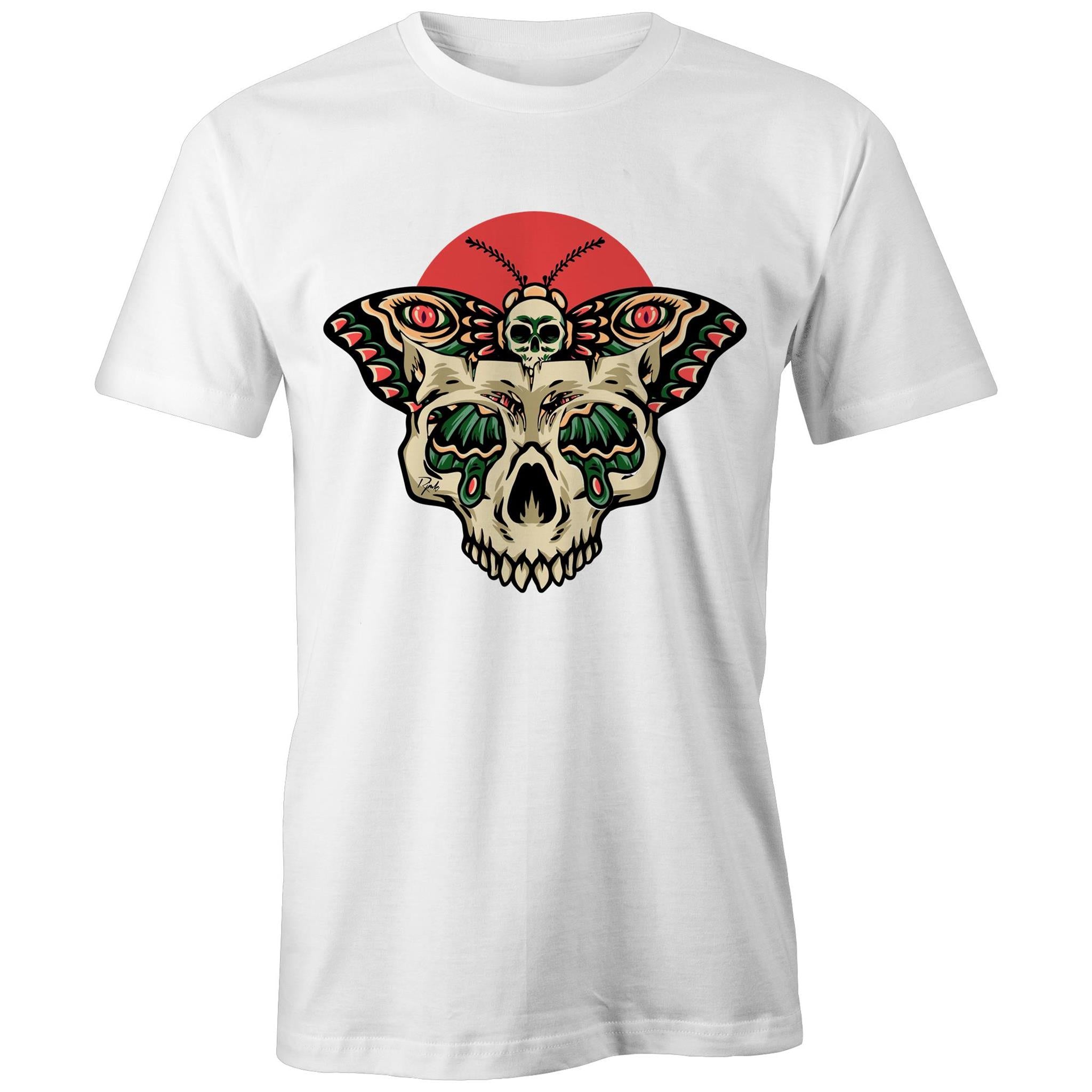 Butterfly Skull Tattoo Tee - Unisex - RJMK Clothing