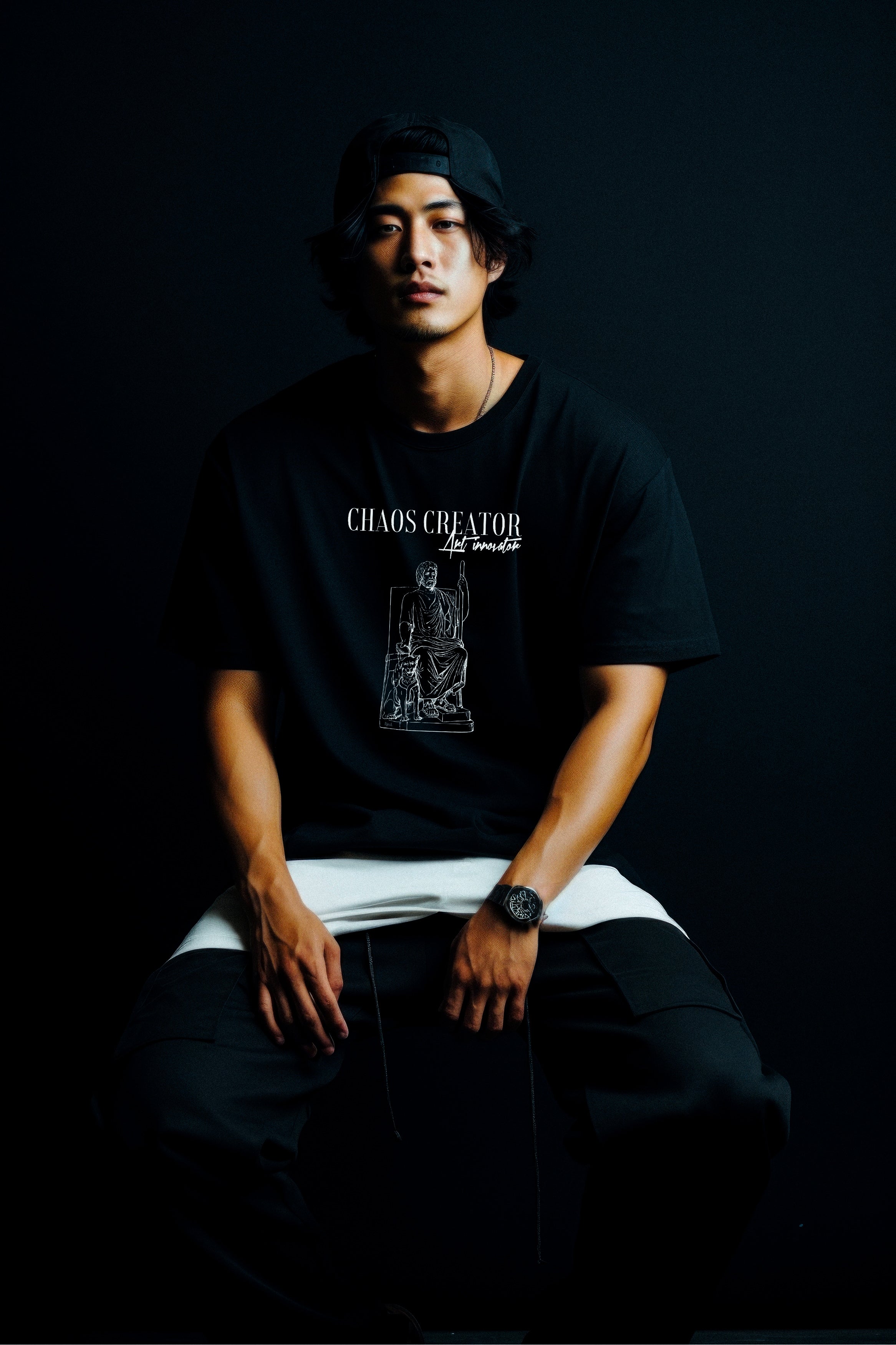Chaos Creator, Art Innovator - Slogan T-shirt - RJMK Clothing