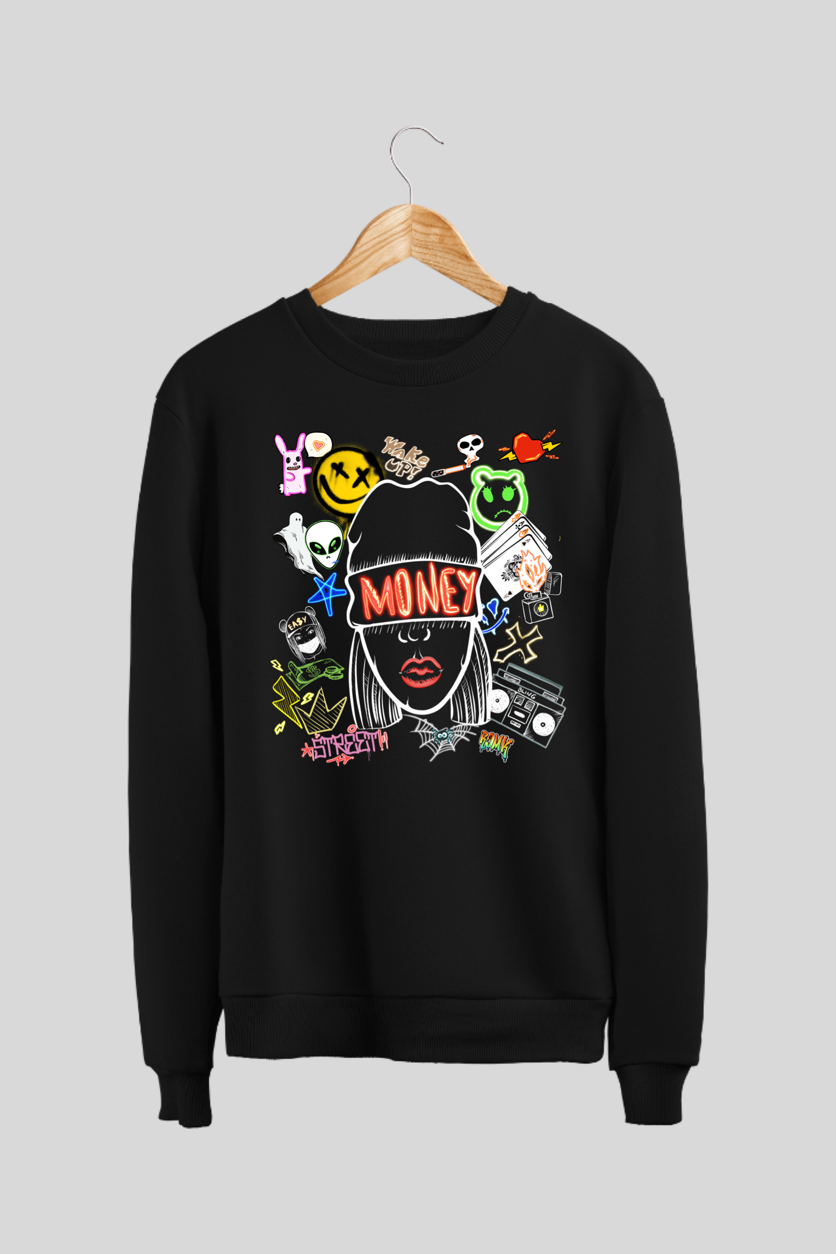 Money Honey - street style sweatshirt - jumper