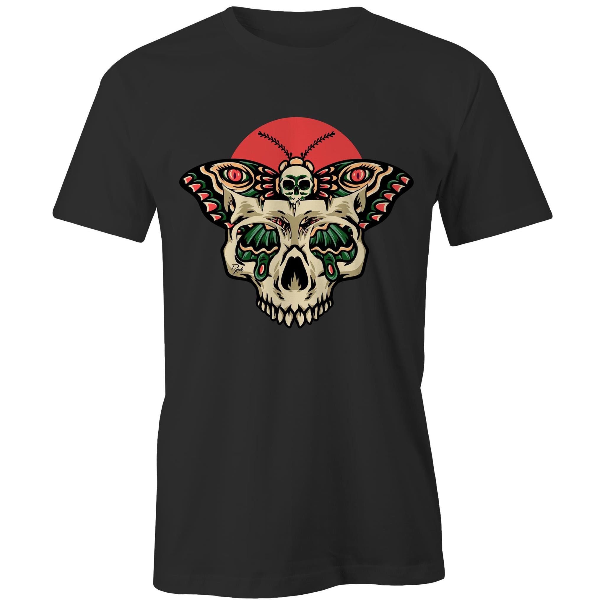 Butterfly Skull Tattoo Tee - Unisex - RJMK Clothing