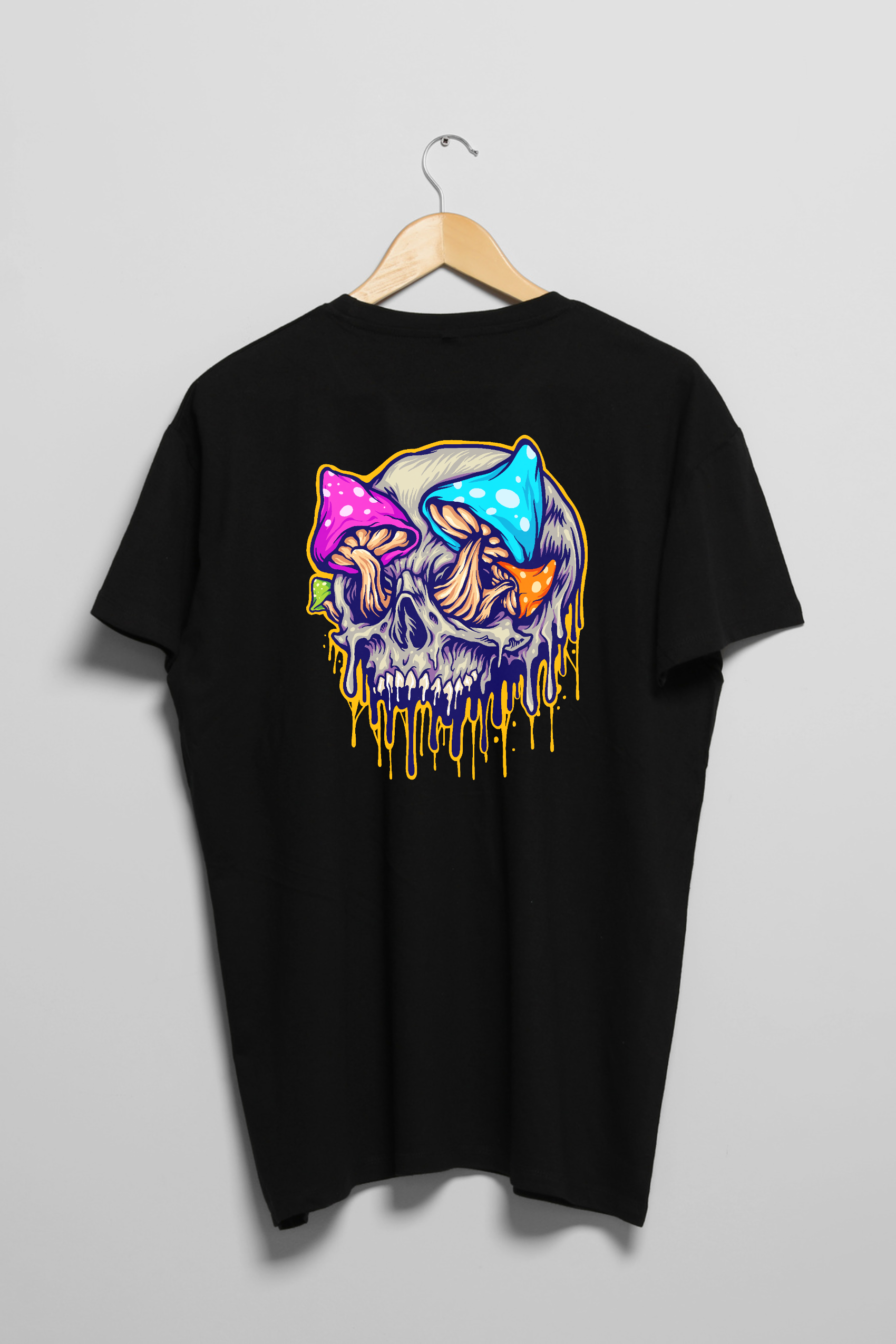 RJMK Melting Mushrooms Graphic style Graphic T-shirt - unisex graphic t-shirt