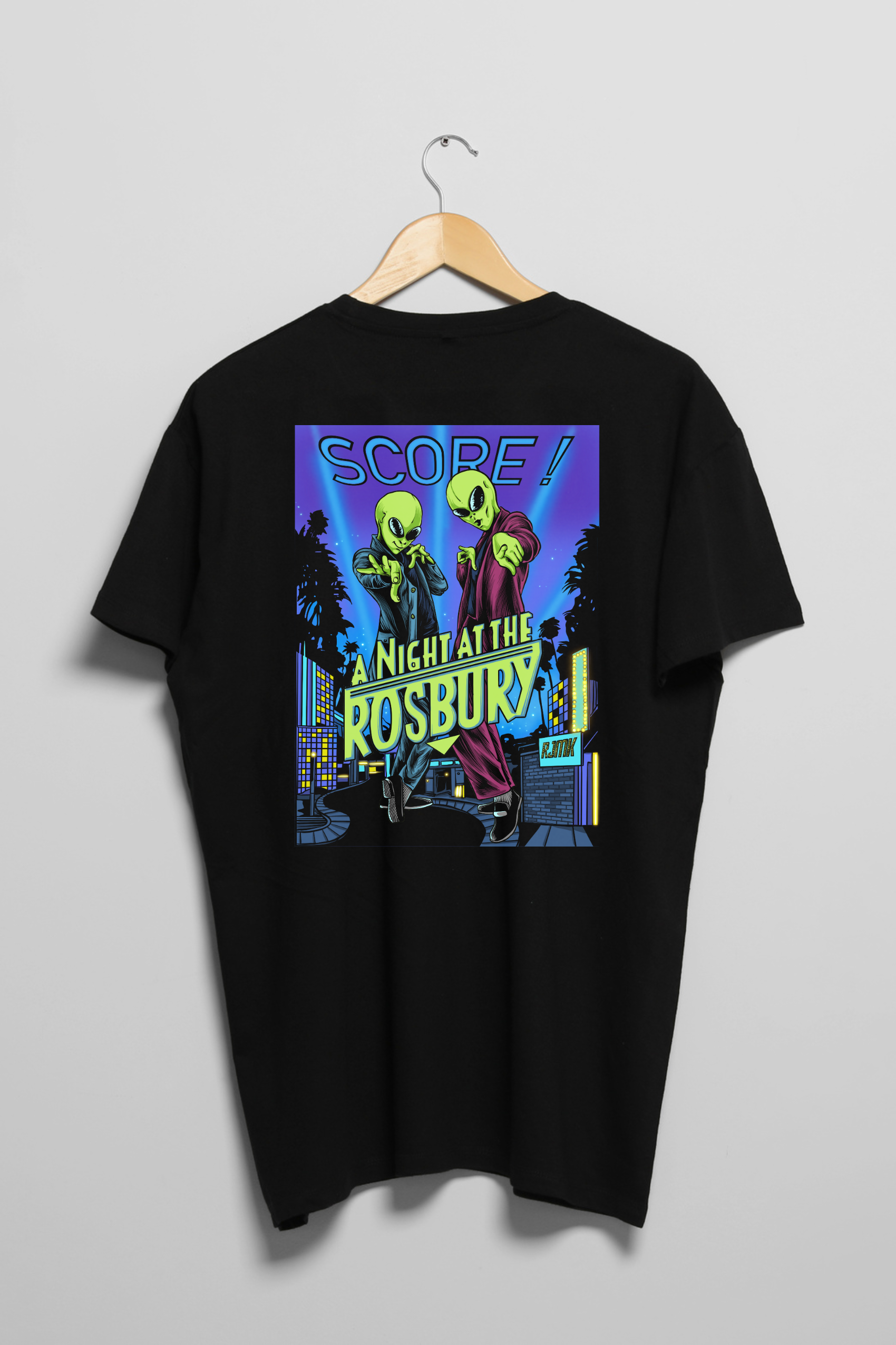 Night at the Rosbury Alien Conspiracy Graphic style Graphic T-shirt - unisex graphic t-shirt -Mens T-shirt