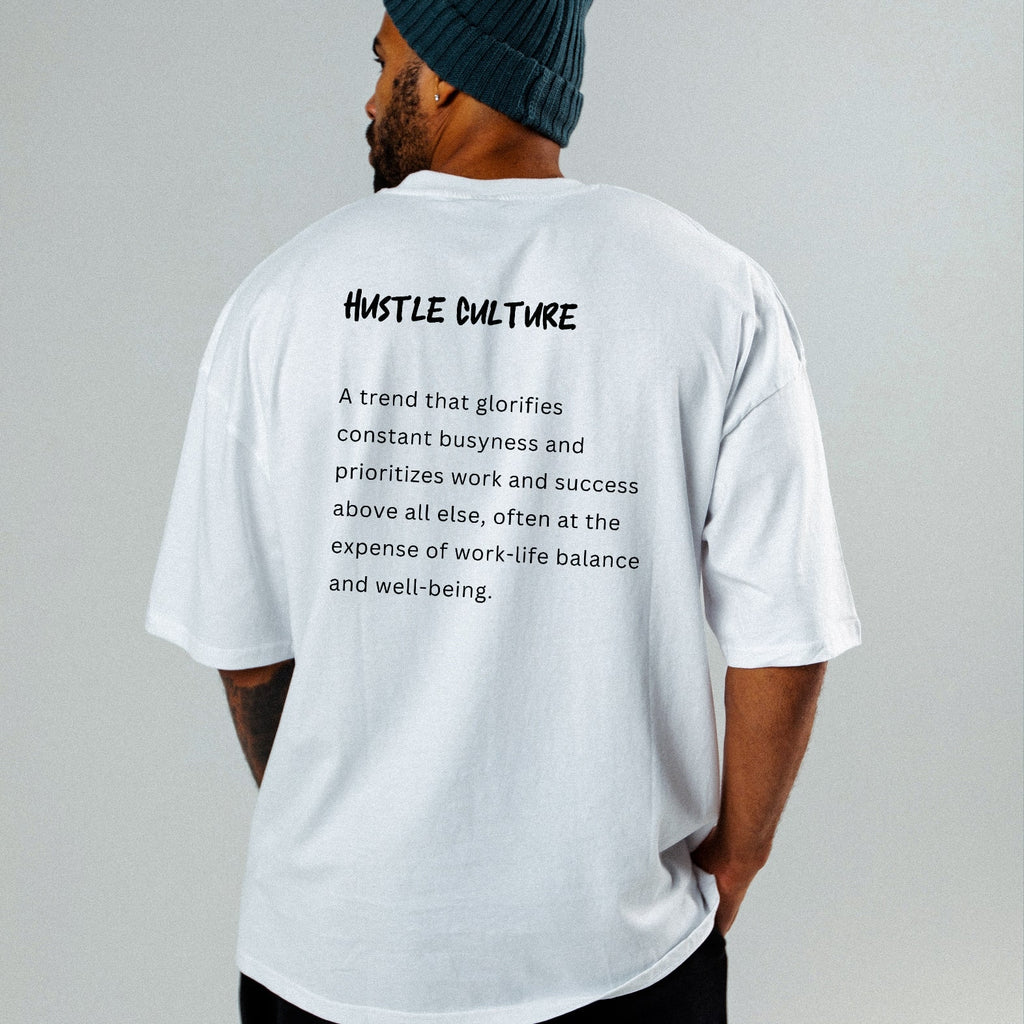 Hustle Culture - Mens Slogan T-shirt - RJMK