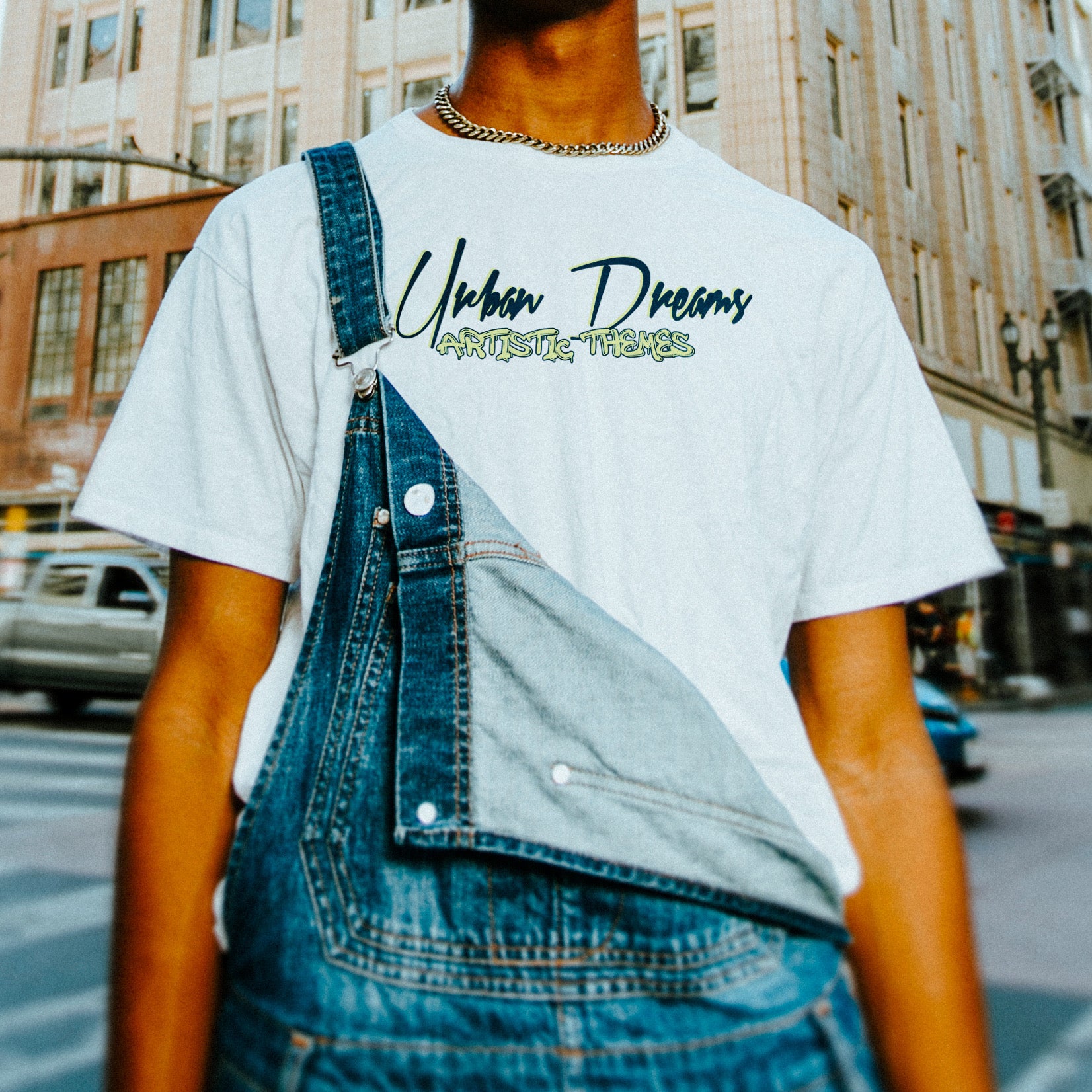 Urban Dreams, Artistic Themes - Slogan T-shirt - RJMK Clothing