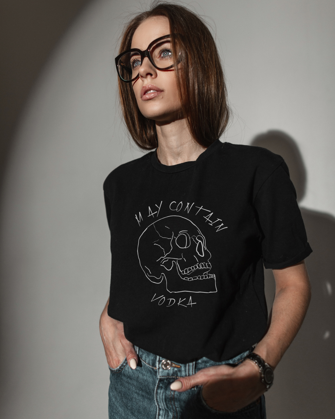 May Contain Vodka - Tall T-shirt