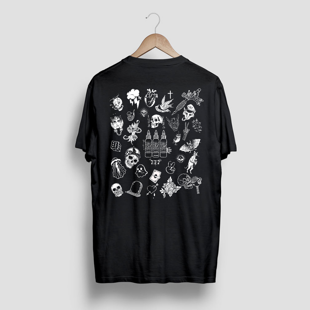 Tattoo Print Style - classic t-shirt - graphic t-shirt - mens t-shirt