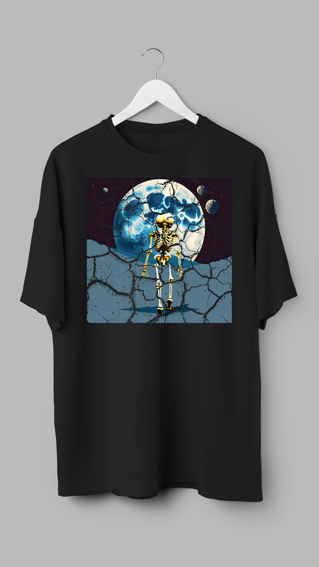Space Skeleton - Mens Graphic Tee - RJMK Clothing