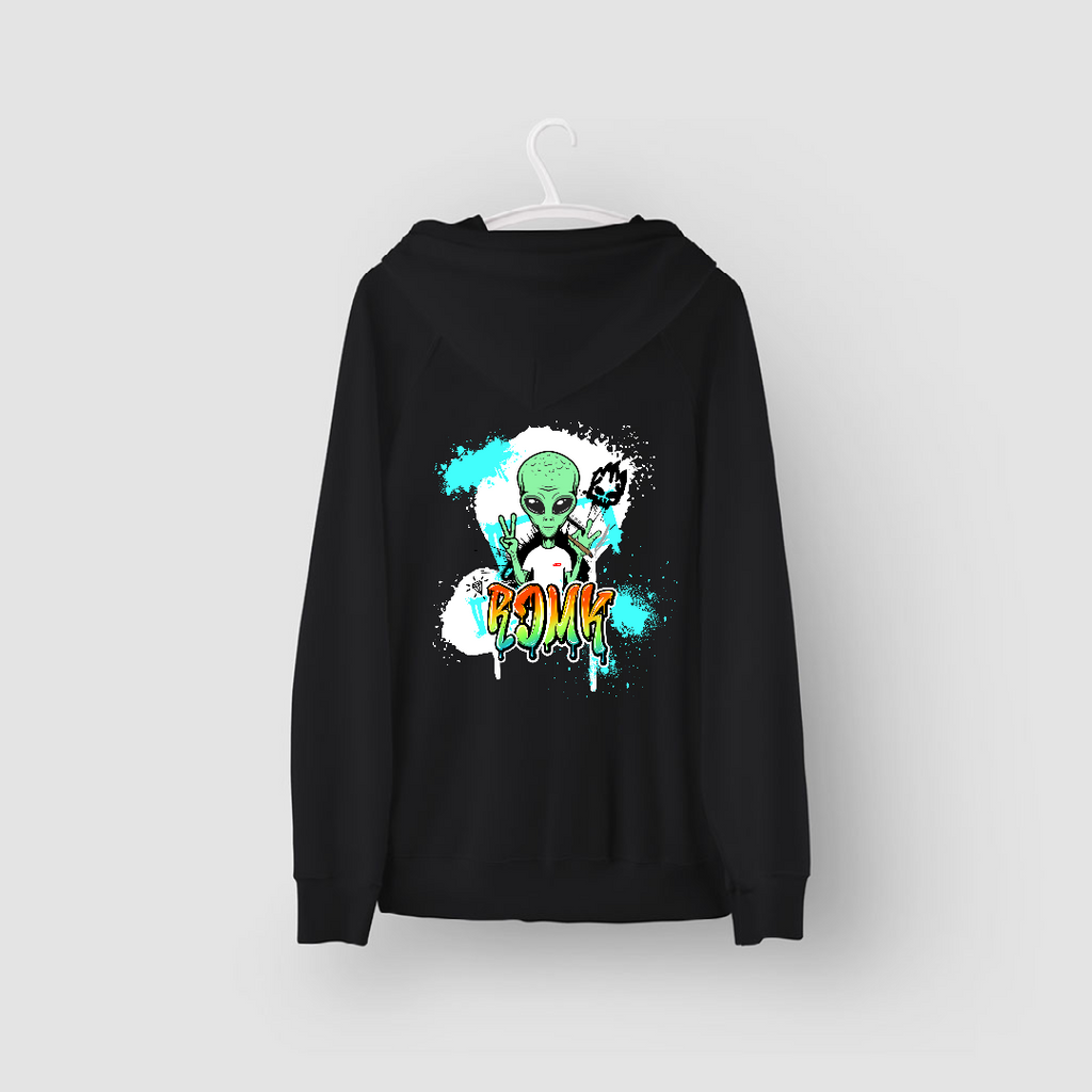 Alien smoke -Limited Edition Hoodie - graphic hoodie