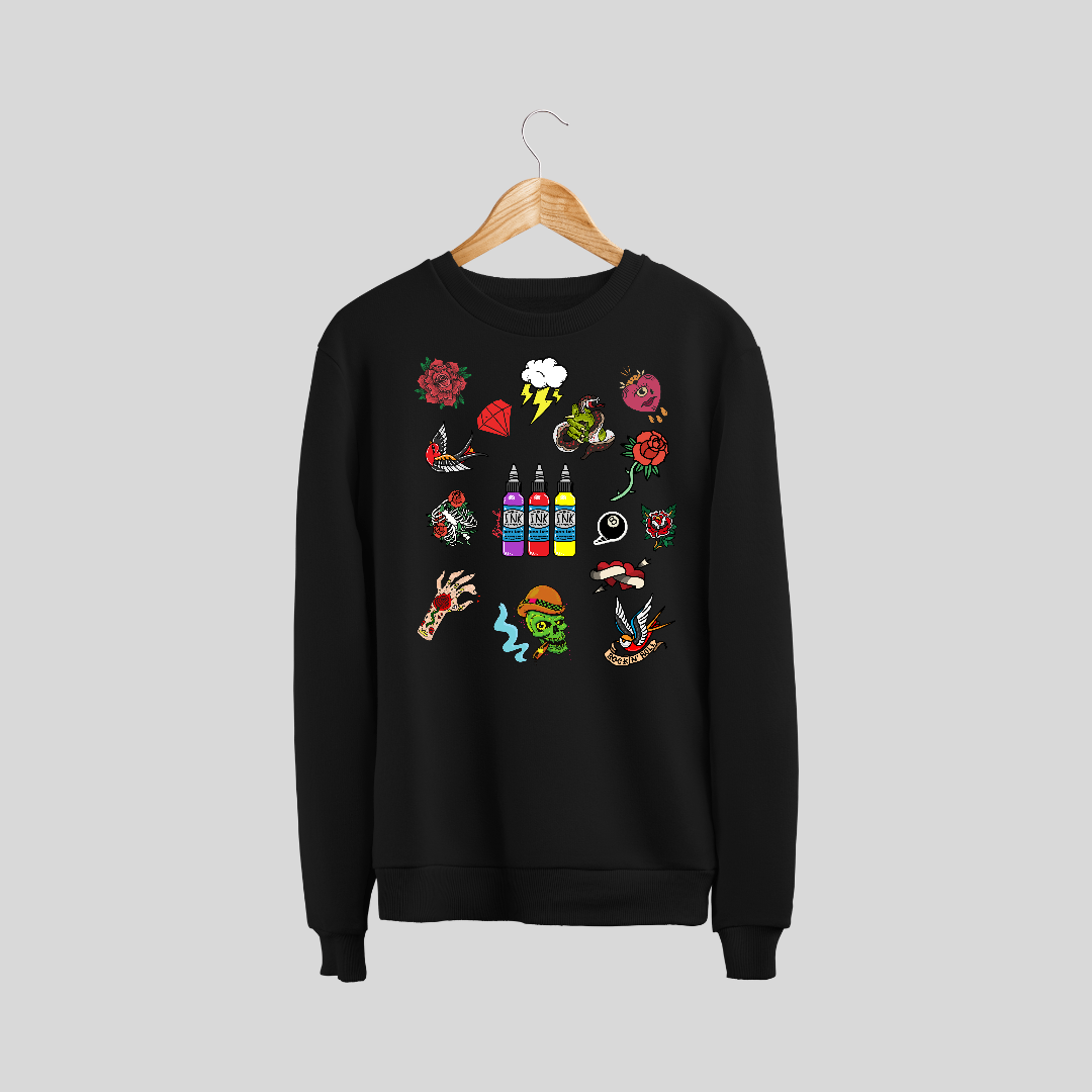 Tattoo Jumper - Graphic Jumper - Tattoo Ideas Sweatshirt