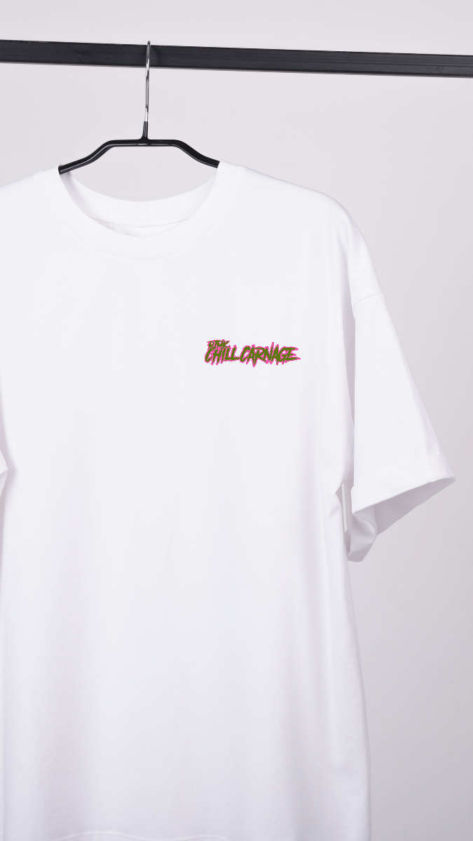 "Tropic of Terror: 'Chill Carnage' Graphic Tee by RJMK Clothing"