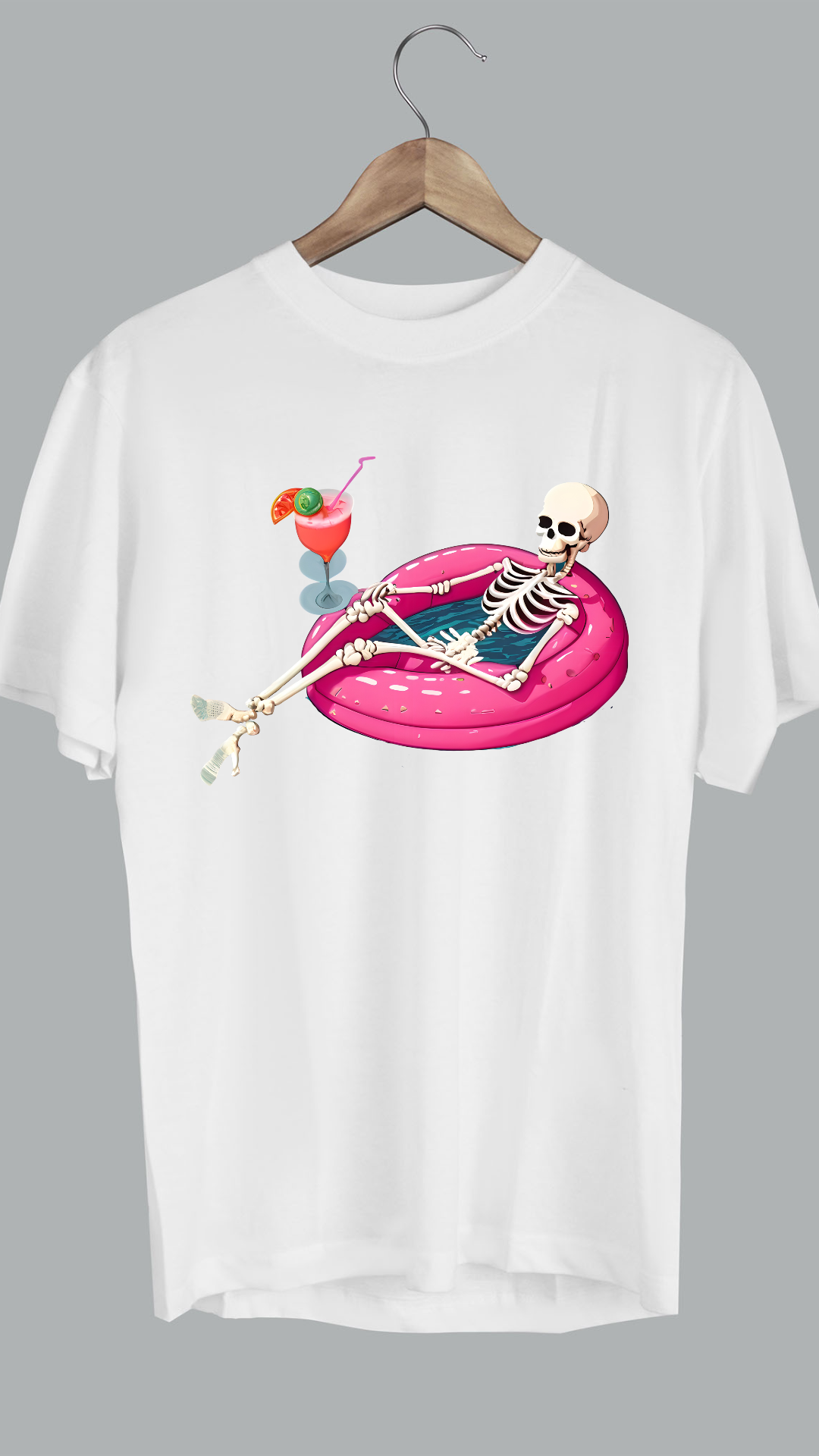Relaxed Skeleton Summer - Graphic T-shirt - RJMK