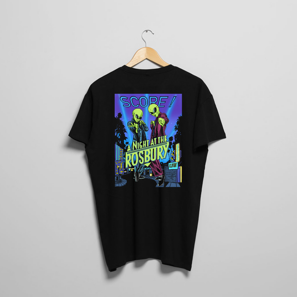 Night at the Rosbury Alien Conspiracy Graphic style Graphic T-shirt - unisex graphic t-shirt -Mens T-shirt