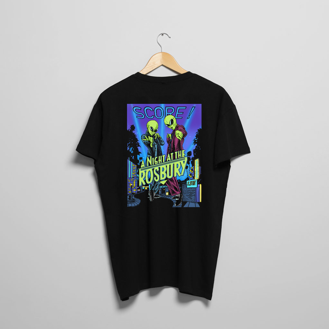 Night at the Rosbury Alien Conspiracy Graphic style Graphic T-shirt - unisex graphic t-shirt -Mens T-shirt