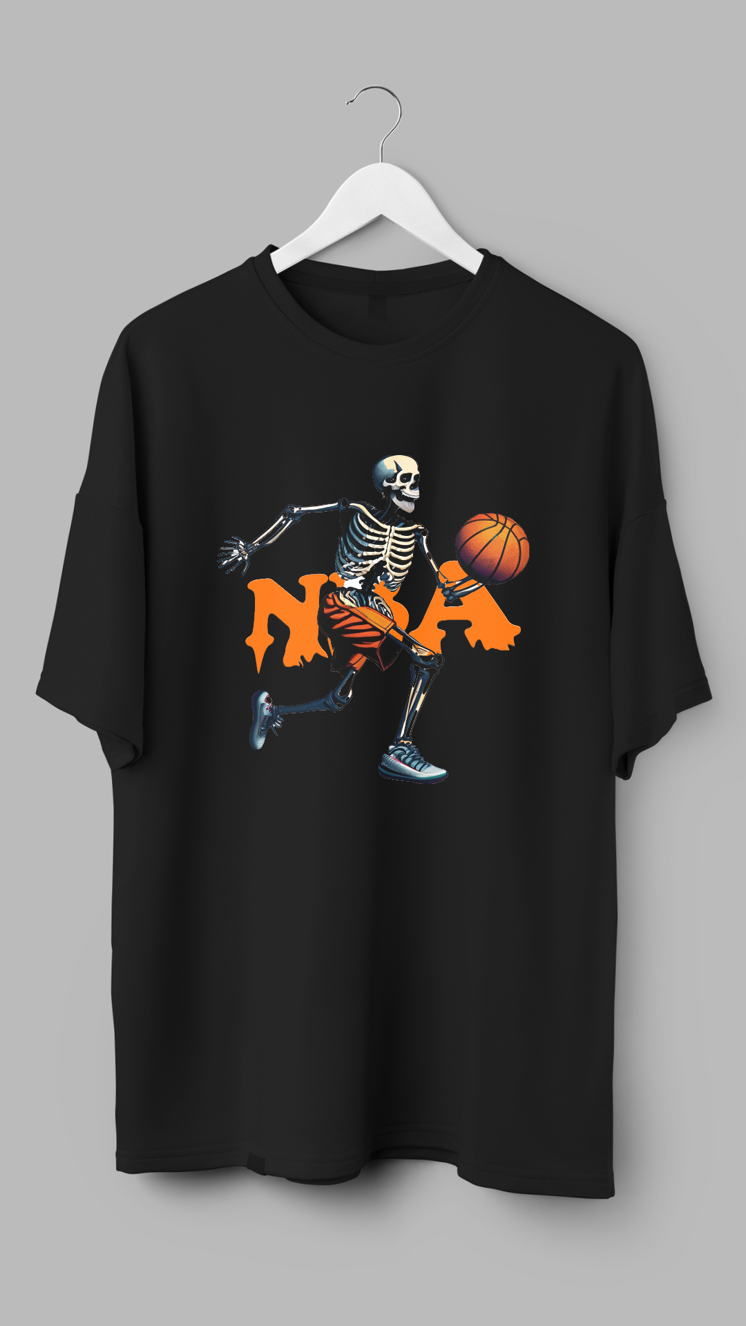 Skeleton Basketball - Graphic T-shirt