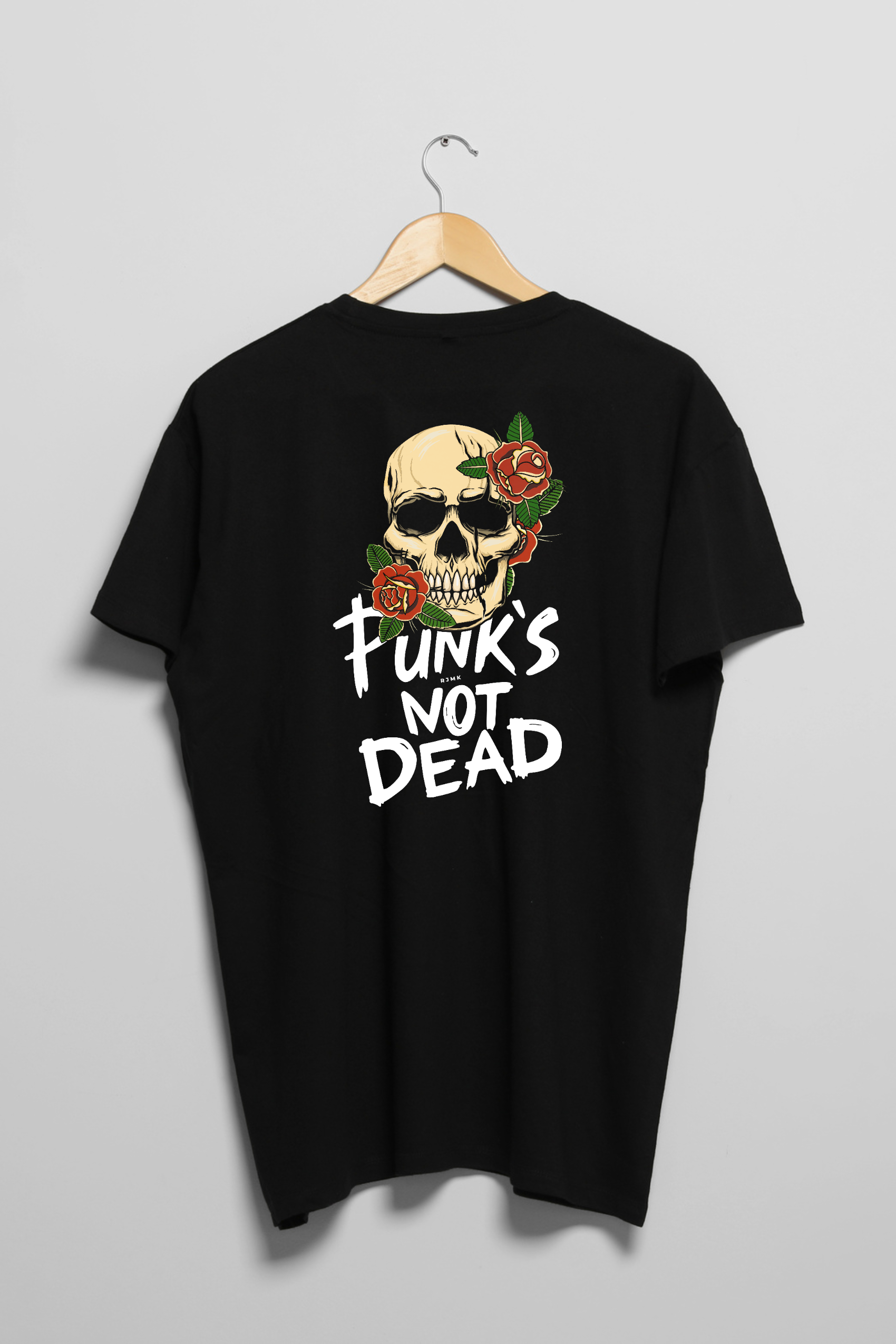 "Rebel Anthem: 'Punk's Not Dead' Tee by RJMK Clothing"
