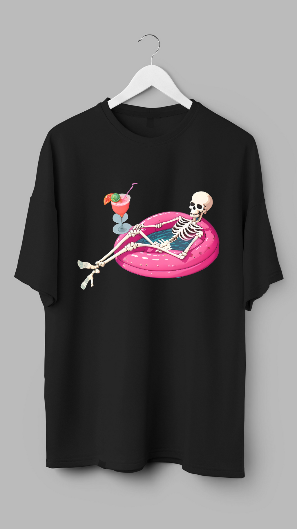 Relaxed Skeleton Summer - Graphic T-shirt - RJMK