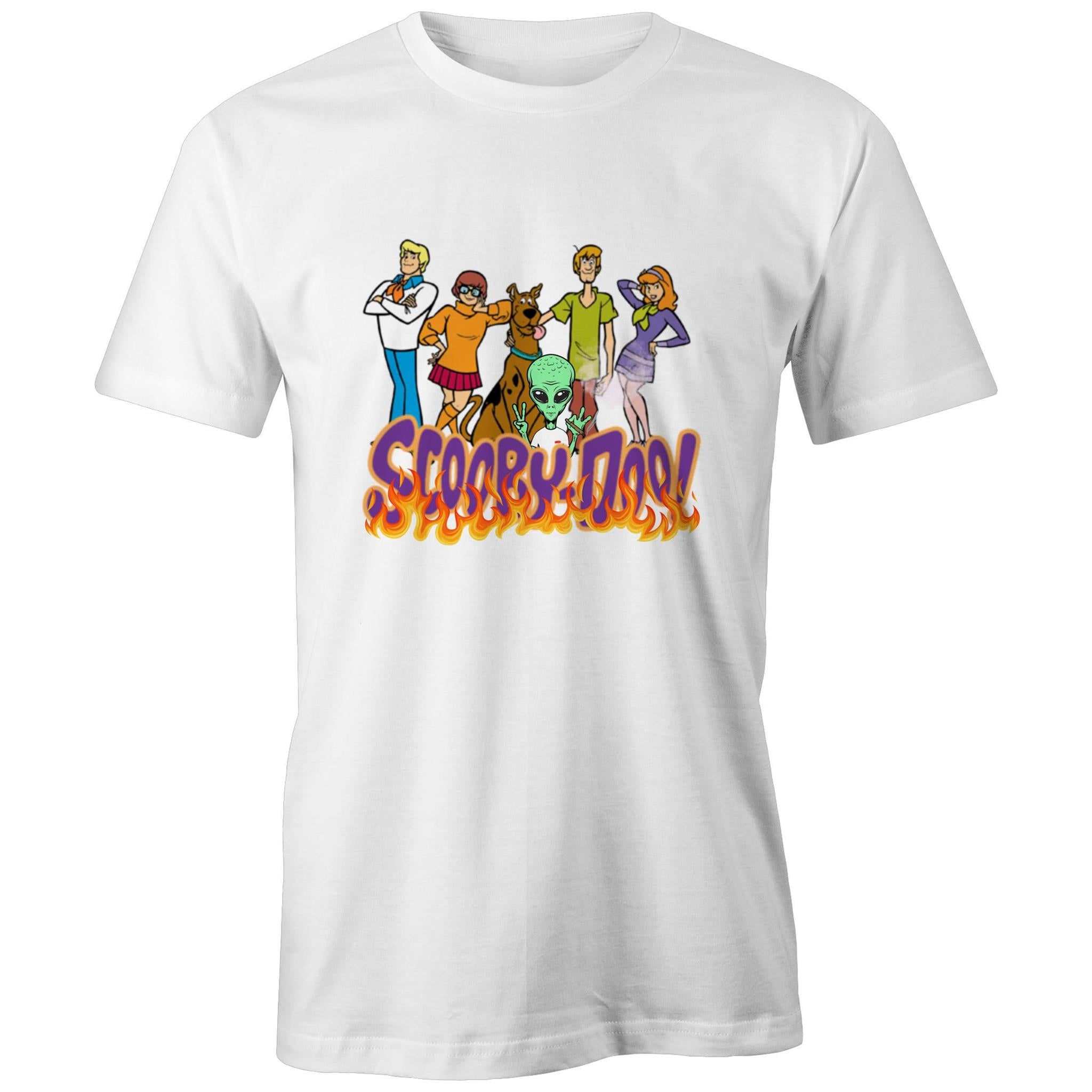 Scooby & alien, plus some friends - RJMK Clothing