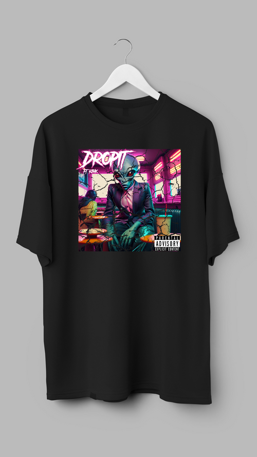 "Cosmic Beats" Alien DJ Tee by RJMK Clothing – Spin the Galactic Groove