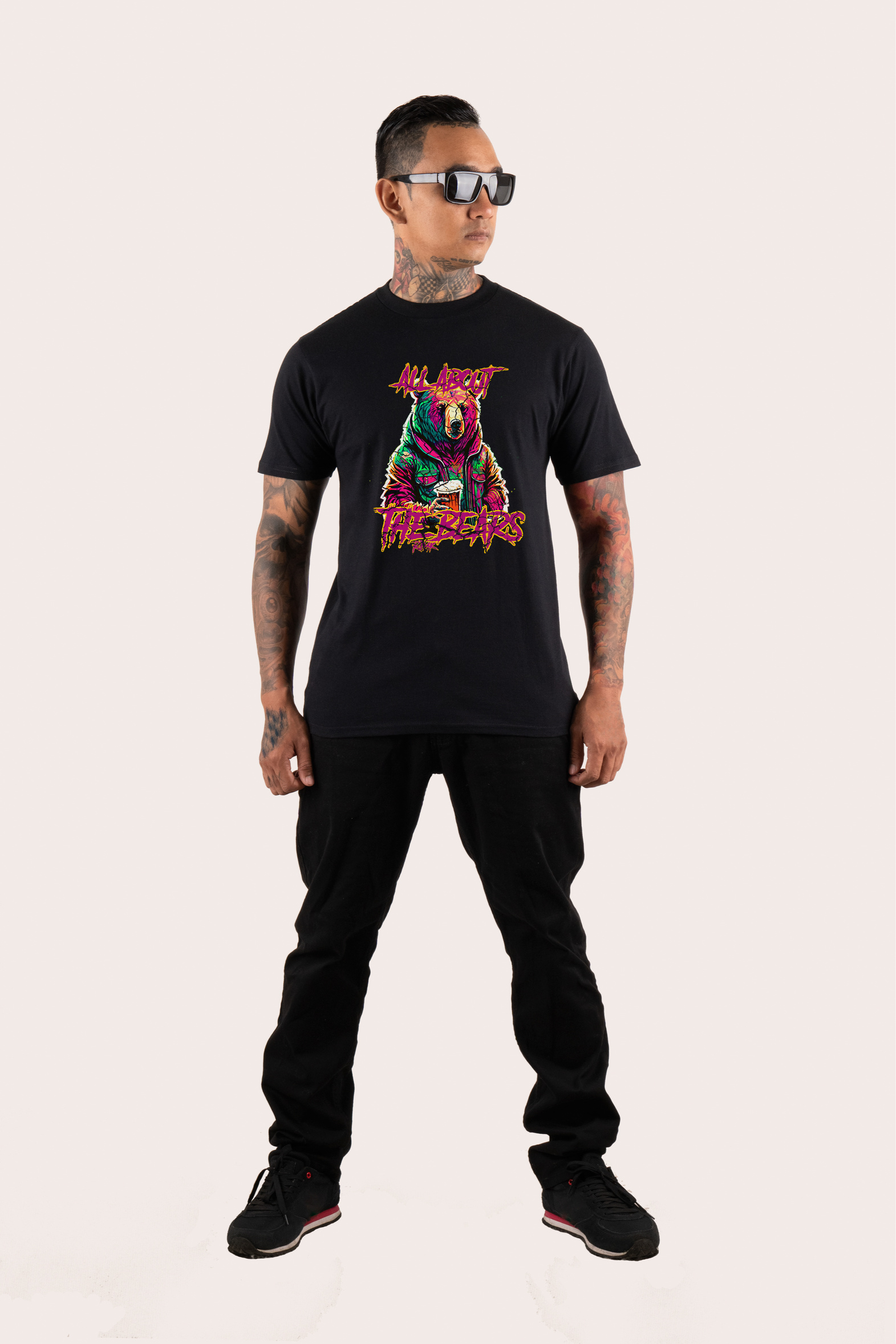 All about the bears here - Mens Graphic T-shirt - RJMK Clothing