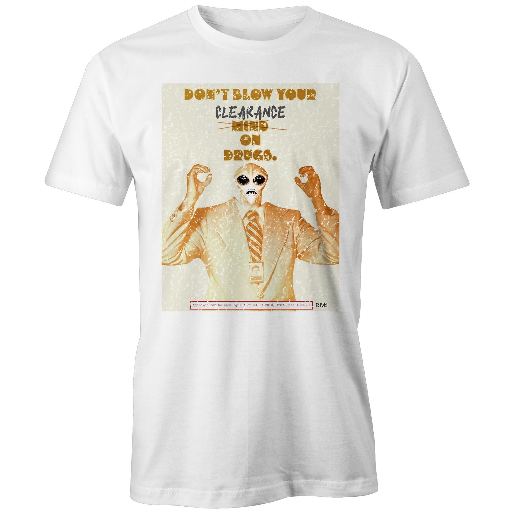 Alien Government Conspiracy Theory Tee by RJMK Clothing – Humour Meets Style
