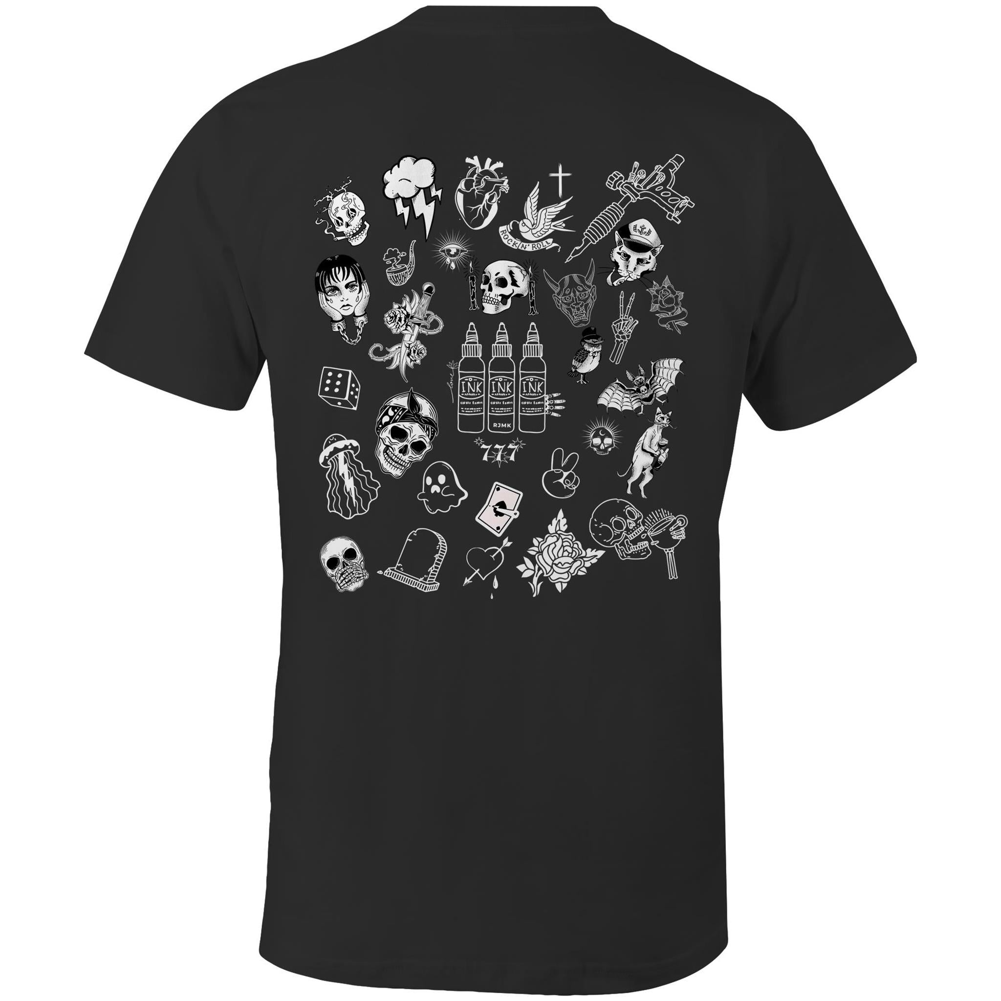 Tattoo Print Style - classic t-shirt - graphic t-shirt - mens t-shirt