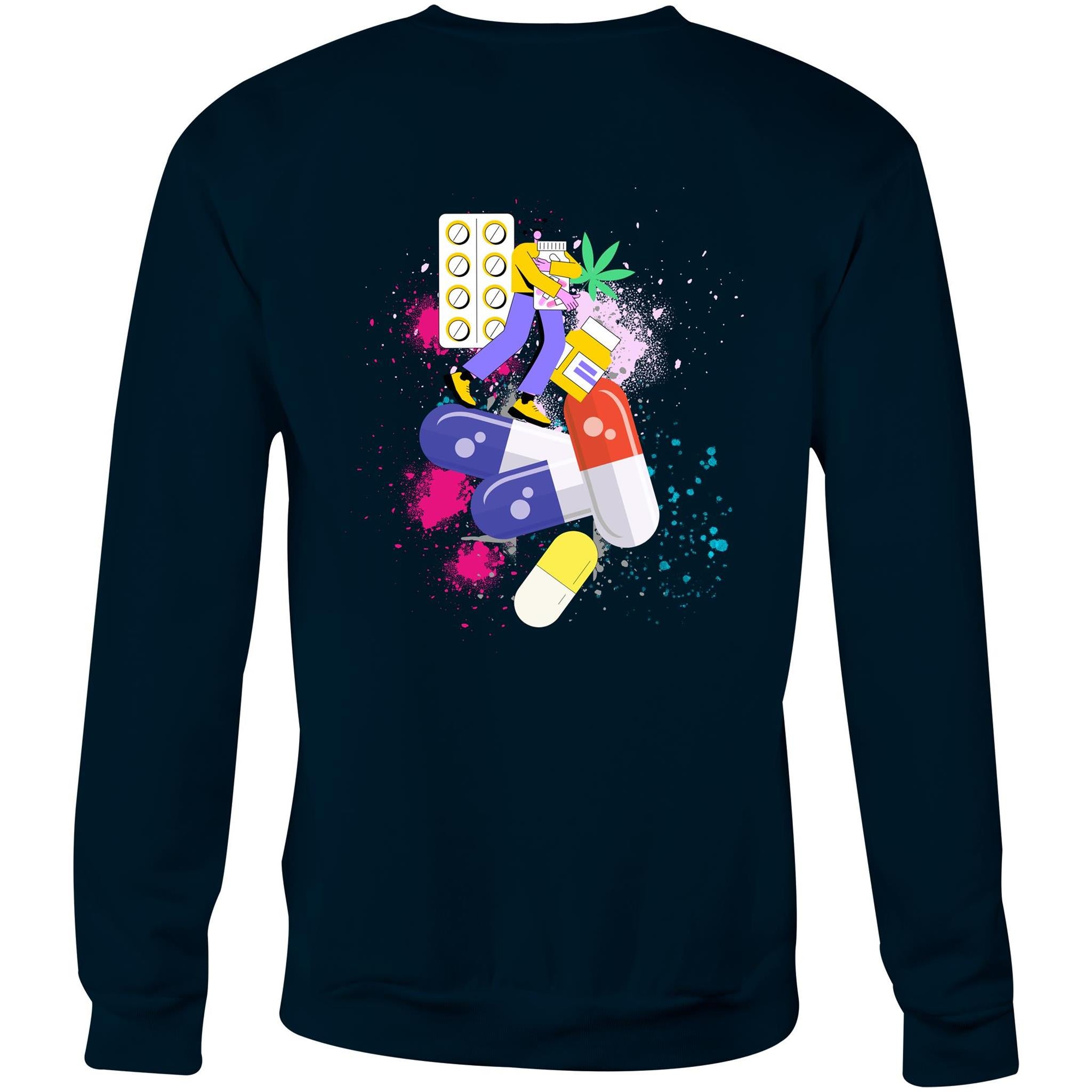 The Pills - Crew Sweatshirt - Graphic Jumper - Jumper Australia - RJMK