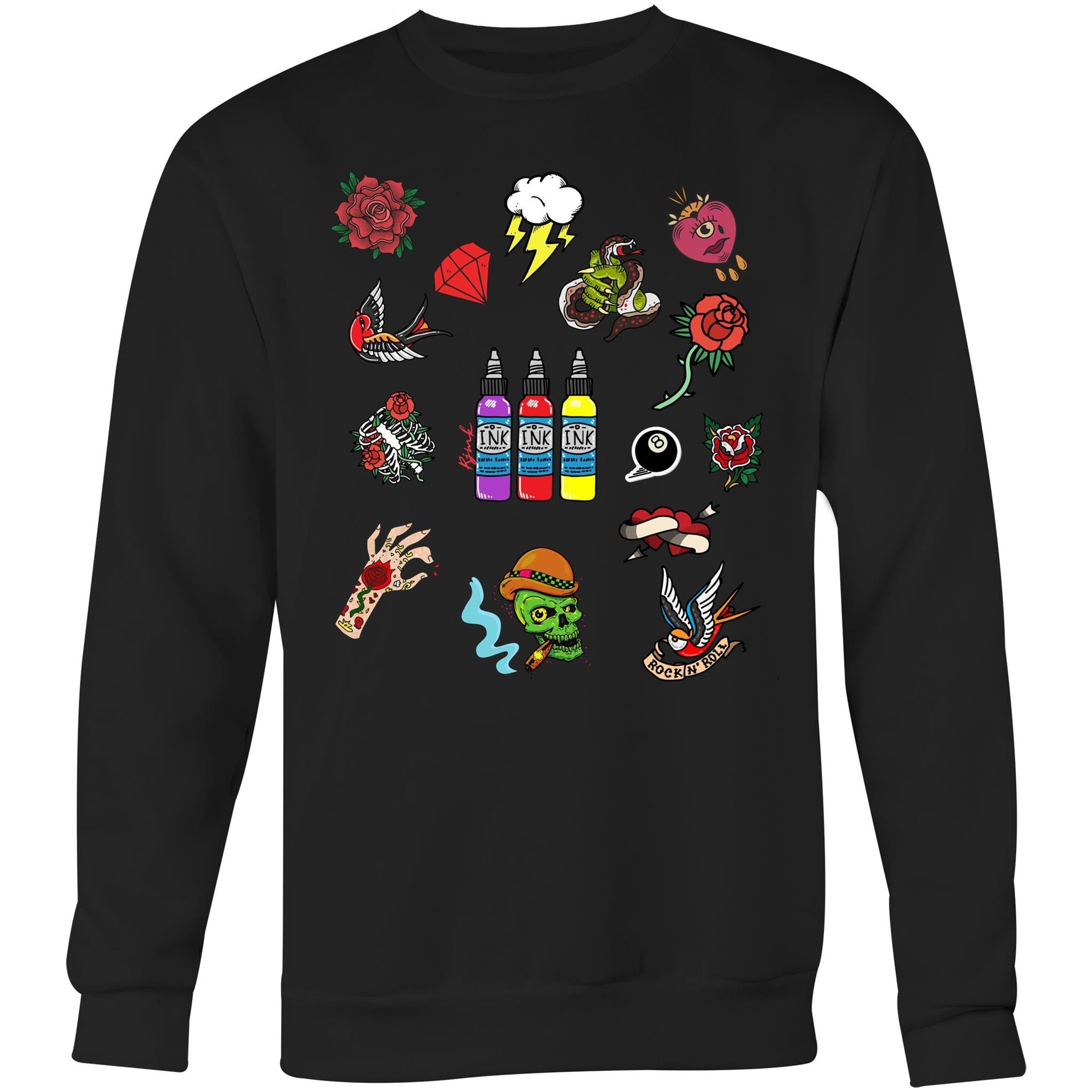 Tattoo Jumper - Graphic Jumper - Tattoo Ideas Sweatshirt