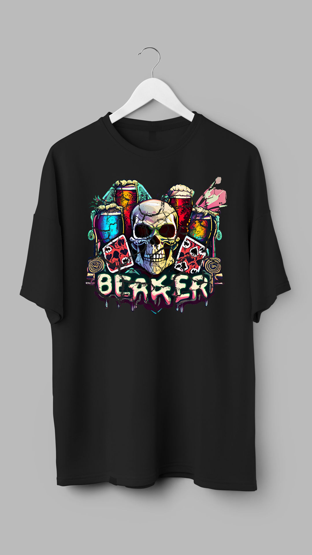Bearer Skeleton - Mens Graphic T-shirt - RJMK Clothing