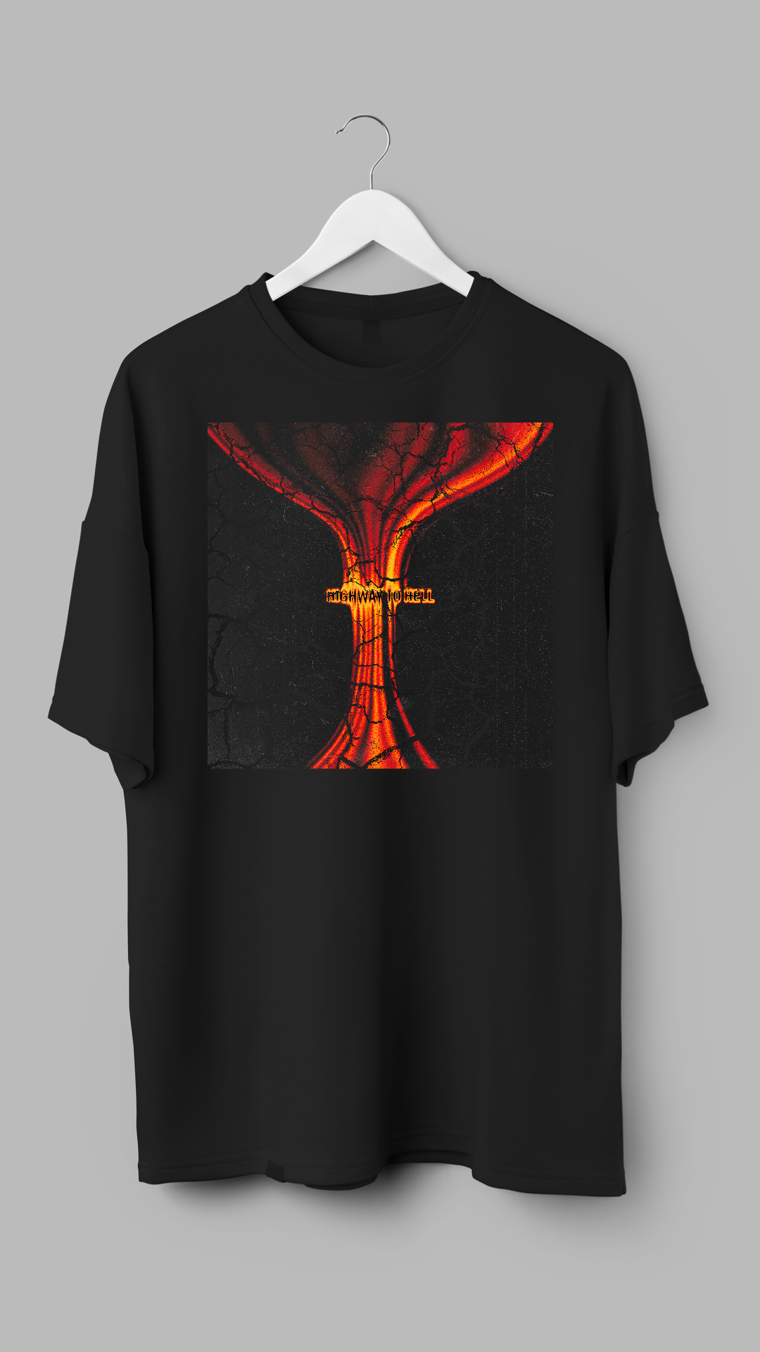 Highway To Hell - Mens Graphic T-shirt - RJMK Clothing