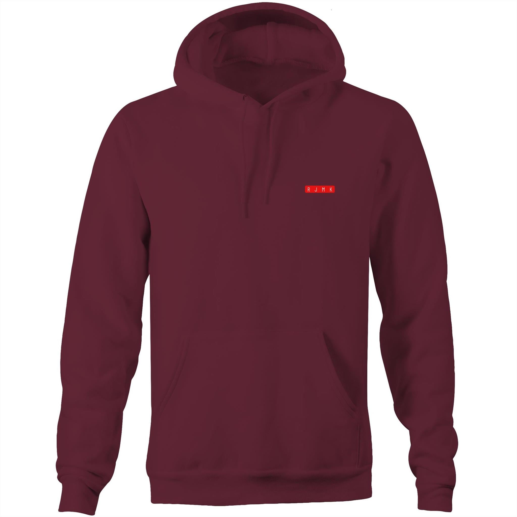 Rose Mouth AS Colour Stencil - Pocket Hoodie Sweatshirt