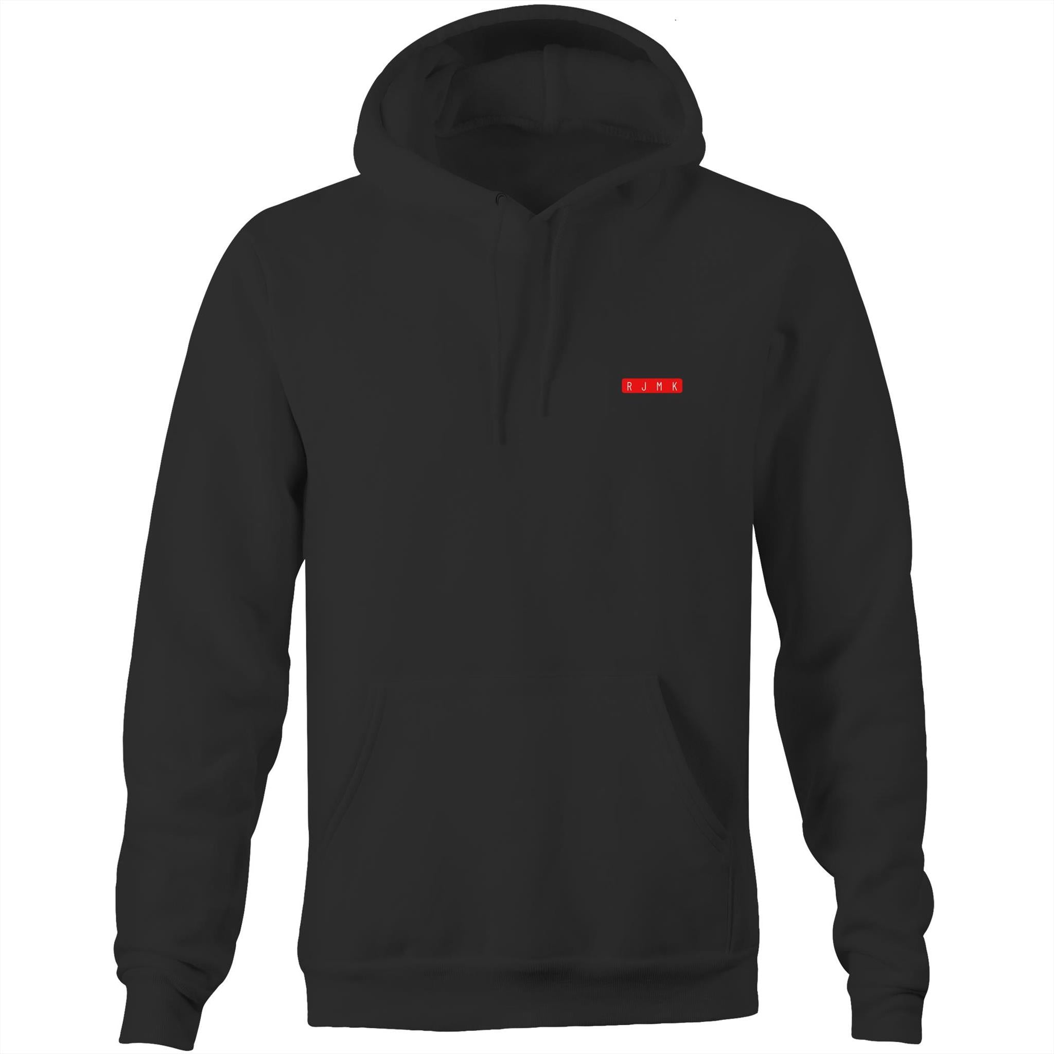 Rose Mouth AS Colour Stencil - Pocket Hoodie Sweatshirt