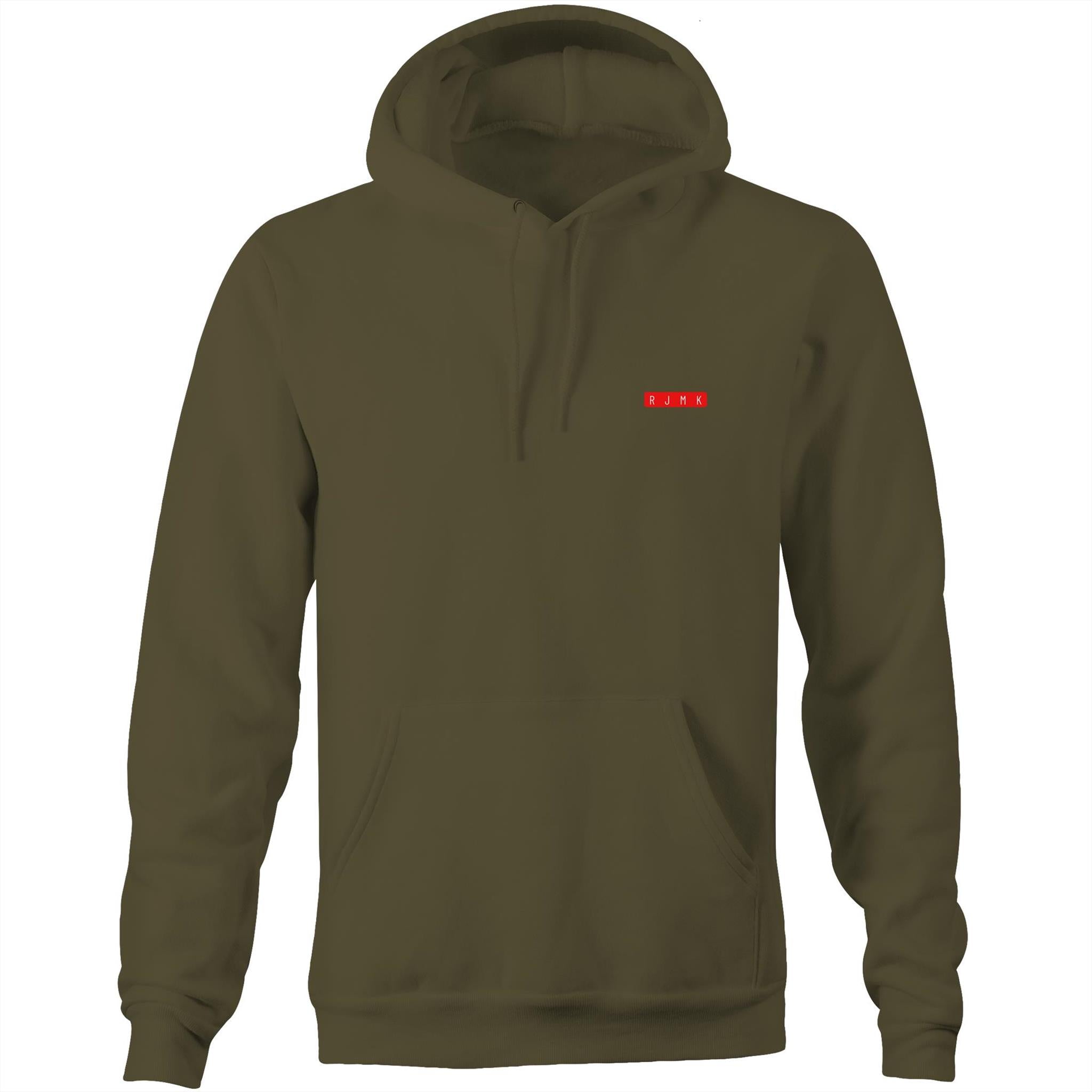 Rose Mouth AS Colour Stencil - Pocket Hoodie Sweatshirt