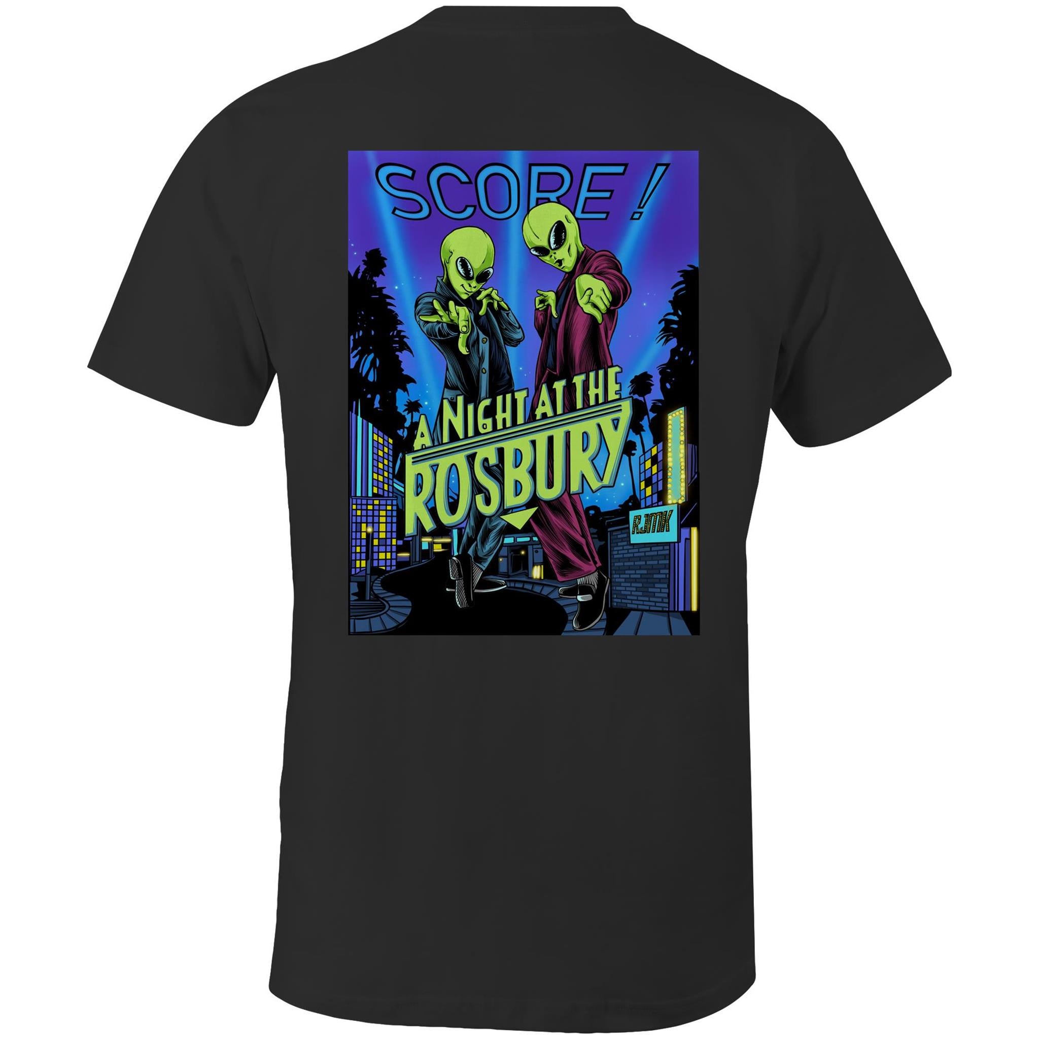 Night at the Rosbury Alien Conspiracy Graphic style Graphic T-shirt - unisex graphic t-shirt -Mens T-shirt