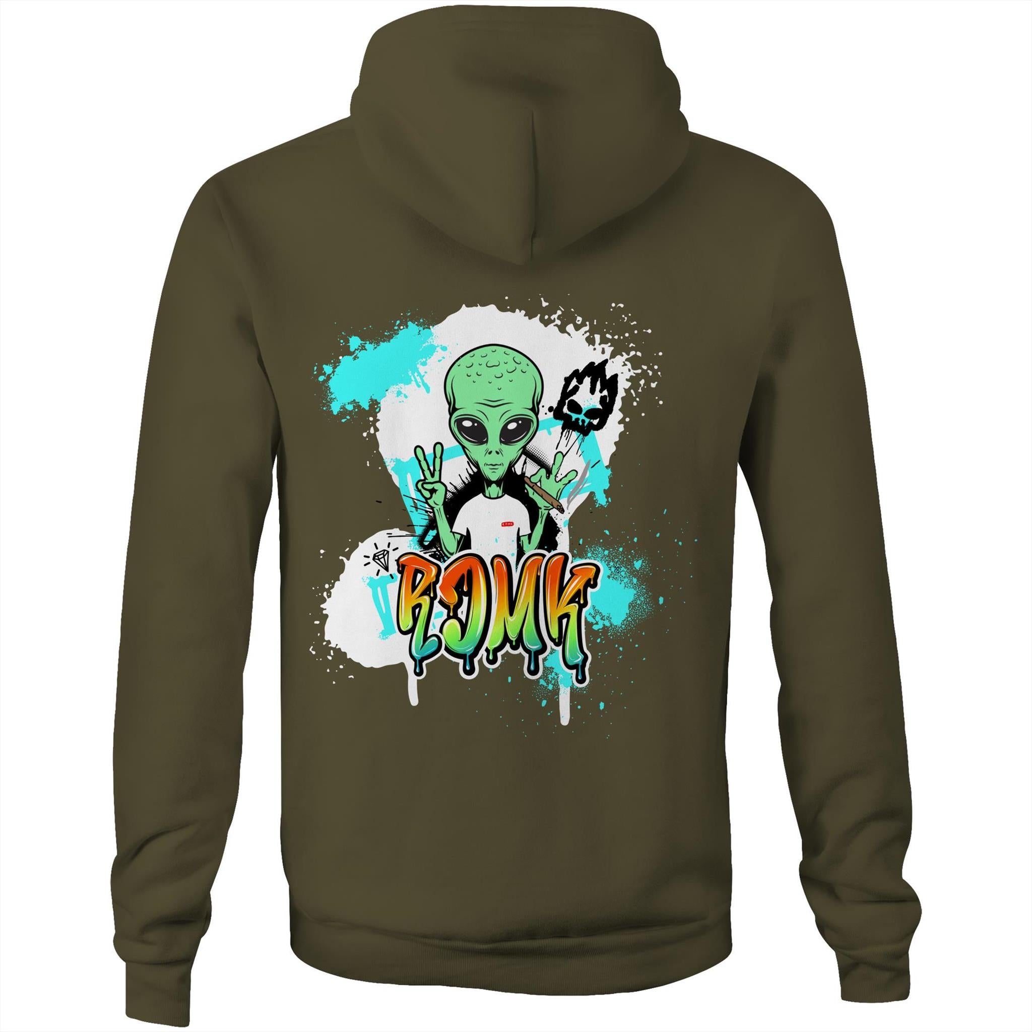 Alien smoke -Limited Edition Hoodie - graphic hoodie
